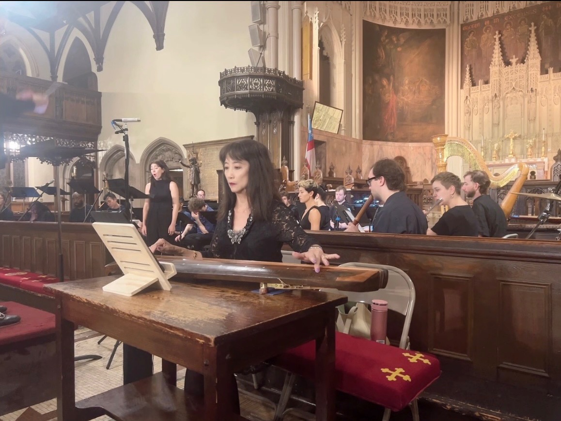 Playing Qin with orchestra